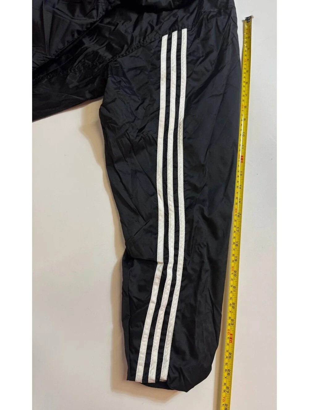 adidas Mens Track Jacket Size M Black Full Zip Pre-Owned Sportswear Athletic